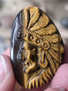 Tigers Eye Crystal Native American